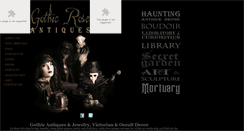 Desktop Screenshot of gothicroseantiques.com